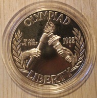 USA 1 $ DOLAR 1988 "S" OLIMPIADA IGRZYSKA OLIMPIJSKIE w SEULU CERT PIĘKNA