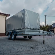 PRZYCZEPKA SAMOCHODOWA ze Stelażem i Plandeką Zasław 330TD 330x150 DMC 750