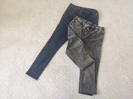 WYPRZEDAŻ!!! RESERVED MODNE JEANSY DAMSKIE XS/S + gratis spodnie