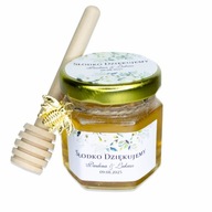 Podziękowania upominki miodek dla gości ślub wesele komunia chrzest roczek