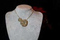 ŁAŃCUSZEK NASZYJNIK ZE STALI CHIRURGICZNEJ 316L POZŁACANY ZAWIESZKA