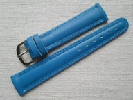 PASEK DO ZEGARKA SKÓRA NATURALNA NIEBIESKI 18mm