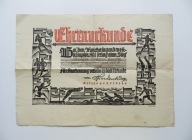 DYPLOM STRZELECKI dla POLAKA, HJ - Dobieszowice Kędzierzyn-Koźle OPOLE 1931