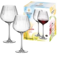 Kieliszki do wina czerwonego Bohemia Crystal bezbarwny 2 szt.