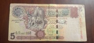 BANKNOT LIBIA 5 DINARÓW 2004 ROK PAPIER