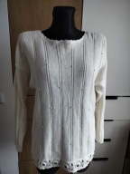 Sweter damski L bawełna oddychający efektowny Viktoria Jones super 40