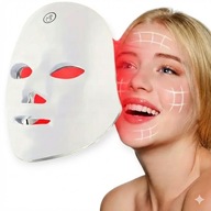 Maska LED Twarzy Fototerapia 7w1 Bezprzewodowa Lifting Zmarszczki Trądzik