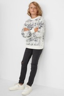 H&M spodnie dżinsy slim skinny fit trashed szarpane r 158