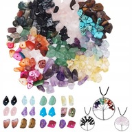 KAMIENIE NATURALNE KORALIKI DO ROBIENIA BIŻUTERII BRANSOLETEK ZESTAW 600SZT