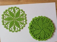 Szydełkowa serwetka podkładka pod kubek kpl. 4szt