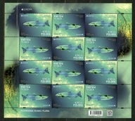 Arkusz Fi 5376 ** Europa - Podwodna flora i fauna - Brzana 2024