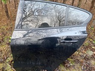 FORD FOCUS MK4 HATCHBACK ST LINE KOMPLETNE DRZWI LEWY TYŁ TYLNE CZARNY