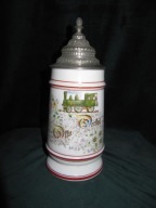 BRESLAU-DOBRA CENA-Kolejarski -Stary KUFEL-Porcelanowy z 1910r -18-