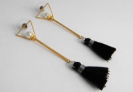 INTERESUJĄCE KOLCZYKI PERŁY CHWOSTY