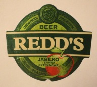 ETYKIETA - REDD'S BEER - ORIGINAL PREMIUM - JABŁKO I TRAWA CYTRYNOWA
