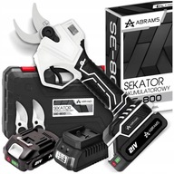 SEKATOR AKUMULATOROWY do obcinania ELEKTRYCZNE NOŻYCE OGRODOWE 2 AKU