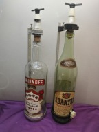 stare butelki nalewaki do knajpa barku bar SMIRNOFF 3L CHANTRE 3L