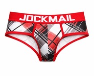 Modne slipy męskie JOCKMAIL z geometrycznym wzorem M