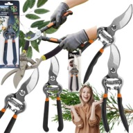 SEKATOR OGRODOWY DO GAŁĘZI KWIATÓW PĘDÓW BRADAS RĘCZNY ANTYPOŚLIZGOWY 20 CM