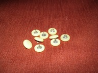 GUZIKI MAŁE KREMOWE - PERŁOWE VINTAGE - 10 SZT.