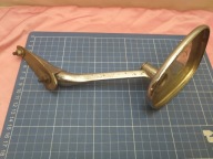 stare lusterko do auta ALBERT DGBM chrom zewnętrzne wsteczne oldtimer