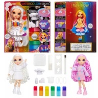LALKA MODOWA MGA C.A. WIELOKOLOROWA Z AKCESORIAMI DO MALOWANIA DLA DZIECI