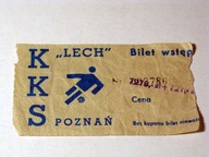 KKS Lech Poznań - PRL - bilet na mecz piłki nożnej 30