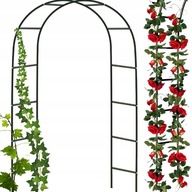 PERGOLA OGRODOWA TARASOWA METALOWA PODPORA DO PNĄCZY WINOGRON RÓŻ ŁUK 240cm