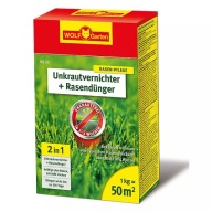 WOLF-Garten – 2-w-1: Chwastownik + Nawóz do Trawnika