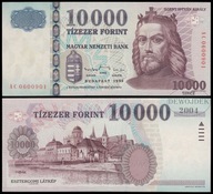 BNA - WĘGRY 10000 Forintów 1999 AC 0600901 # P183c # XF
