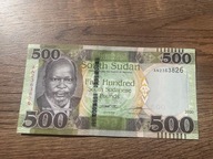 Sudan Południowy - 500 funtów - 2020 - UNC