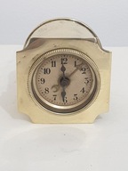 Stary Niemiecki budzik miniaturka Muller - Shlenker z około 1920r.
