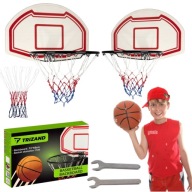 KOSZ DO KOSZYKÓWKI TRIZAND Z TABLICĄ 80x50 CM WIELOKOLOROWY WISZĄCY ZESTAW