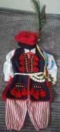 Strój krakowski chłopięcy + dzwoneczek, ANTEK nr 1,2,3,4,5rozm92-98,1-2 l