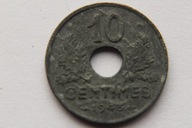 10 CENTIMES 1943 R. FRANCJA - CN107