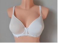 Śliczna markowa bielizna John Lewis UK 32E EUR 70E biały z fiszbiną