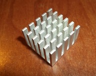 Radiator Aluminiowy ~22 mm x 22 mm x 15 mm