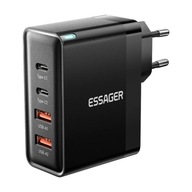 Essager Ładowarka Sieciowa 2x USB-C 2x USB-A Zasilacz QC 3.0 PD 3.0 100W