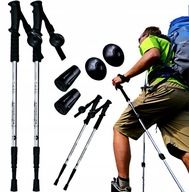 Kije Nordic Walking Alu 7075 – Regulowane 65-135 cm, Widia, Safe Lock!