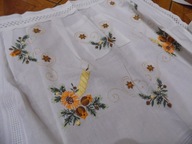 Fartuszek kuchenny z haftem na święta