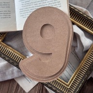 Baza do kartki 9 – zestaw kraft handmade – prezent + 3 wzorniki