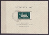 1937 Wystawa Filatelistyczna DAPOSTA Fi Blok 1