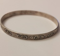 Srebrna bransoletka Rytosztuka monogram SA Poniatowski.