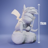 Pikachu Kakashi Figurka Żywiczna 11cm Kolekcjonerska Do pokoju Anime