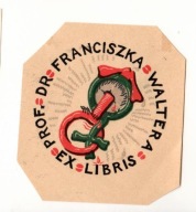 TADEUSZ PRZYPKOWSKI, EX LIBRIS PROF.DR. FRANCISZKA WALTERA