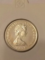 MONETA Isle of Man 5 Pence ; 1976r ; Elżbieta II ; Piękny stan !!