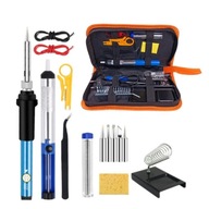 Zestaw narzędzi do lutowania - Komplet Narzędzi - 15 Elementów w Etui