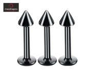 LABRET kolczyk do wargi ucha 1,2 mm/6mm/3mm GROTY