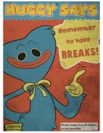 Plakat „Poppy Playtime” – Gamingowy Plakat Horror Retro