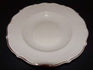 Tielsch Wałbrzych talerz głęboki, porcelana PRL, retro, vintage, 1945-1952